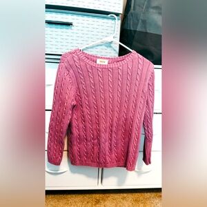 TALBOTS Women’s Soft Cable Knit Sweater